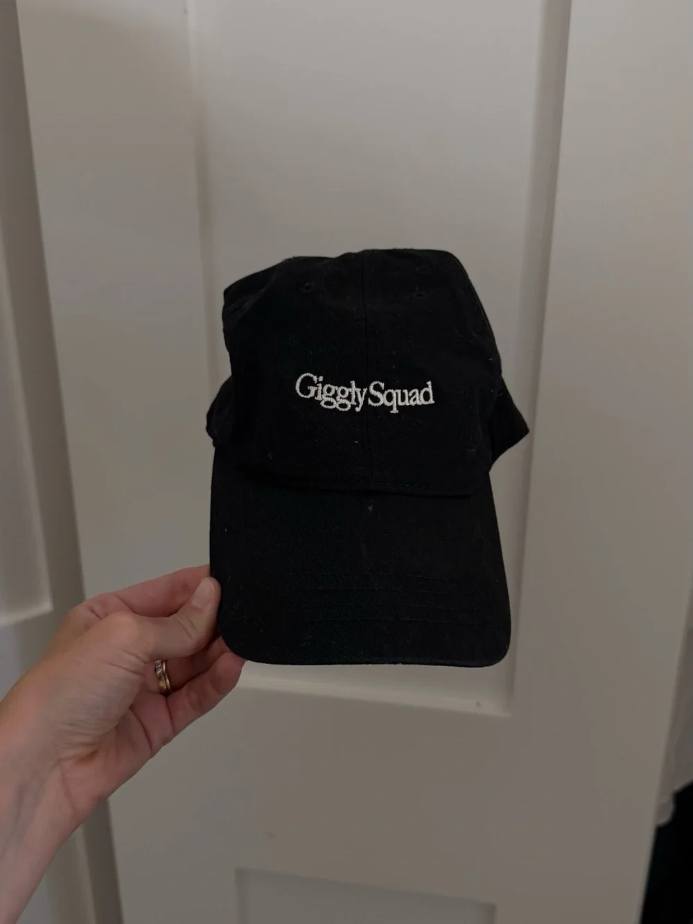 Giggly Squad Black Baseball Cap - Unbranded